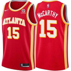 Atlanta Hawks #15 Johnny McCarthy Jersey -Torch Red