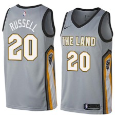 Cleveland Cavaliers #20 Campy Russell Jersey -Gray THE LAND 2017-2018 City Editon