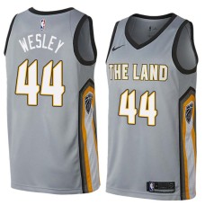 Cleveland Cavaliers #44 Walt Wesley Jersey -Gray THE LAND 2017-2018 City Editon