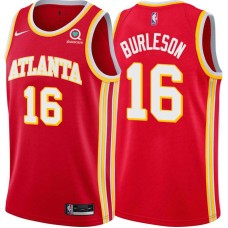 Atlanta Hawks #16 Tom Burleson Jersey -Torch Red