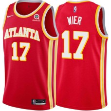 Atlanta Hawks #17 Murray Wier Jersey -Torch Red