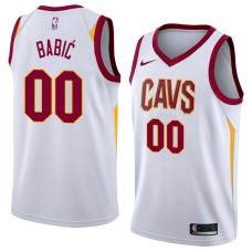 Cleveland Cavaliers #00 Milos Babic Jersey -White