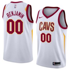 Cleveland Cavaliers #00 Benoit Benjamin Jersey -White