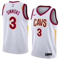 Cleveland Cavaliers #3 Kobi Simmons Jersey -White