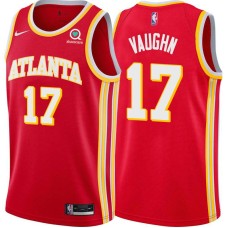 Atlanta Hawks #17 Chico Vaughn Jersey -Torch Red