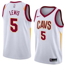 Cleveland Cavaliers #5 Bobby Lewis Jersey -White