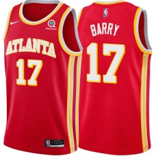 Atlanta Hawks #17 Jon Barry Jersey -Torch Red