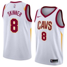 Cleveland Cavaliers #8 Brian Skinner Jersey -White