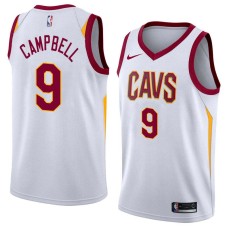 Cleveland Cavaliers #9 Tony Campbell Jersey -White