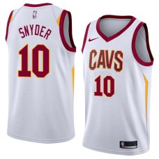 Cleveland Cavaliers #10 Dick Snyder Jersey -White