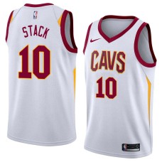 Cleveland Cavaliers #10 Ryan Stack Jersey -White