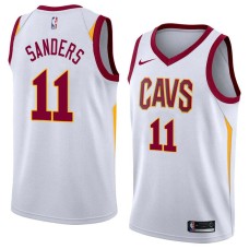 Cleveland Cavaliers #11 Mike Sanders Jersey -White