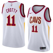 Cleveland Cavaliers #11 John Crotty Jersey -White