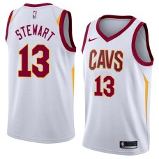 Cleveland Cavaliers #13 Michael Stewart Jersey -White