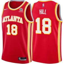 Atlanta Hawks #18 Solomon Hill Jersey -Torch Red