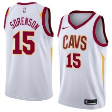 Cleveland Cavaliers #15 Dave Sorenson Jersey -White