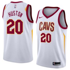 Cleveland Cavaliers #20 Geoff Huston Jersey -White