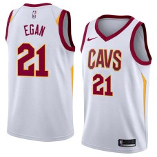 Cleveland Cavaliers #21 Johnny Egan Jersey -White