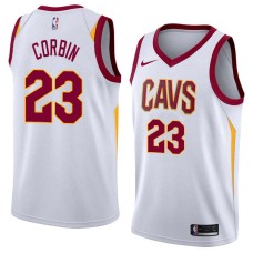 Cleveland Cavaliers #23 Tyrone Corbin Jersey -White