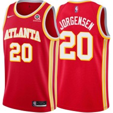 Atlanta Hawks #20 Noble Jorgensen Jersey -Torch Red