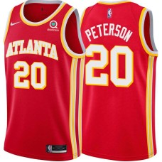 Atlanta Hawks #20 Ed Peterson Jersey -Torch Red