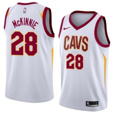 Cleveland Cavaliers #28 Alfonzo McKinnie Jersey -White