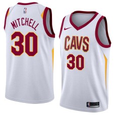 Cleveland Cavaliers #30 Mike Mitchell Jersey -White