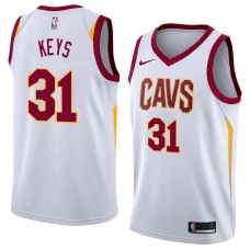 Cleveland Cavaliers #31 Randolph Keys Jersey -White