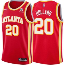 Atlanta Hawks #20 Wilbur Holland Jersey -Torch Red