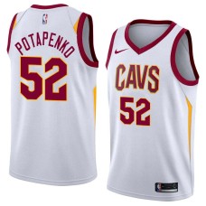 Cleveland Cavaliers #52 Vitaly Potapenko Jersey -White