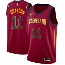 Cleveland Cavaliers #11 Terrell Brandon Jersey -Wine Red