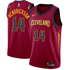 Cleveland Cavaliers #14 Mark Hendrickson Jersey -Wine Red