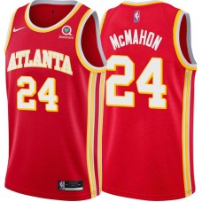 Atlanta Hawks #24 Jack McMahon Jersey -Torch Red