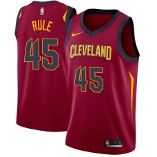 Cleveland Cavaliers #45 Bob Rule Jersey -Wine Red