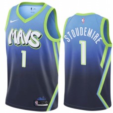 Dallas Mavericks #1 Amar'e Stoudemire Jersey -MAVS 2019-2020 City