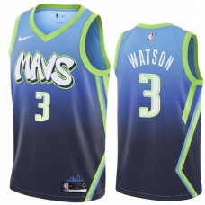 Dallas Mavericks #3 Jamie Watson Jersey -MAVS 2019-2020 City