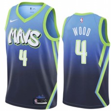 Dallas Mavericks #4 Al Wood Jersey -MAVS 2019-2020 City