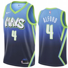 Dallas Mavericks #4 Steve Alford Jersey -MAVS 2019-2020 City