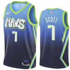 Dallas Mavericks #7 Dennis Scott Jersey -MAVS 2019-2020 City