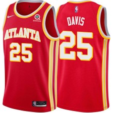 Atlanta Hawks #25 Jim Davis Jersey -Torch Red