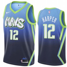 Dallas Mavericks #12 Derek Harper Jersey -MAVS 2019-2020 City