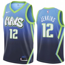 Dallas Mavericks #12 John Jenkins Jersey -MAVS 2019-2020 City