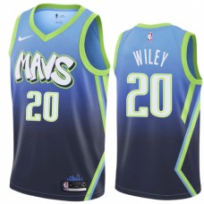 Dallas Mavericks #20 Morlon Wiley Jersey -MAVS 2019-2020 City