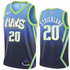 Dallas Mavericks #20 Erick Strickland Jersey -MAVS 2019-2020 City