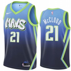 Dallas Mavericks #21 George McCloud Jersey -MAVS 2019-2020 City