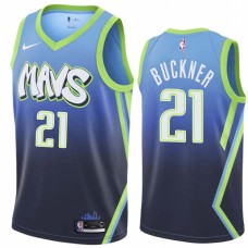 Dallas Mavericks #21 Greg Buckner Jersey -MAVS 2019-2020 City