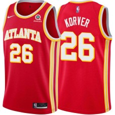 Atlanta Hawks #26 Kyle Korver Jersey -Torch Red