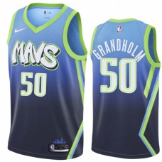 Dallas Mavericks #50 Jim Grandholm Jersey -MAVS 2019-2020 City