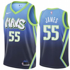 Dallas Mavericks #55 Bernard James Jersey -MAVS 2019-2020 City