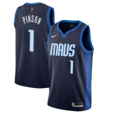 Dallas Mavericks #1 Theo Pinson Jersey -MAVS 2020-2021 Earned